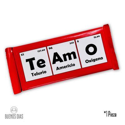Barra Chocolate Te Amo