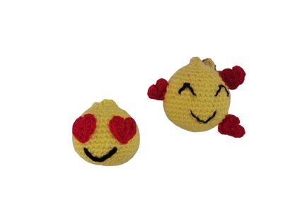 Bolita amor crochet