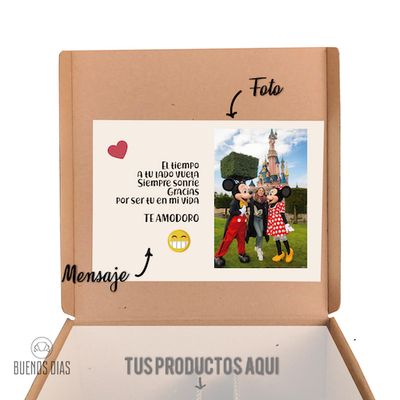 Empaque Mensaje y Foto