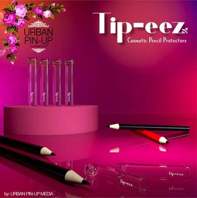 Tip-eez -  Cosmetic Pencil Protectors, Make-up Pencil Caps, Make-up accessory