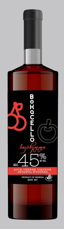 BOKACELLO SOUR CHERRY | ბოკაჩელლო ალუბალის ლიქიორი