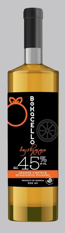 BOKACELLO ORANGE LIQUEUR | ბოკაჩელლო ფორთოხალის ლიქიორი