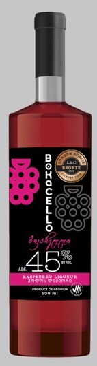 BOKACELLO RASPBERRY LIQUEUR - the Bronze Medalist from London Spirits Competition 2023
ბოკაჩელლო ჟოლოს ლიქიორი - 2023 წ. ლონდონის ალკოჰოლური სასმელების კონკურსის ბრინჯაოს მედალოსანი