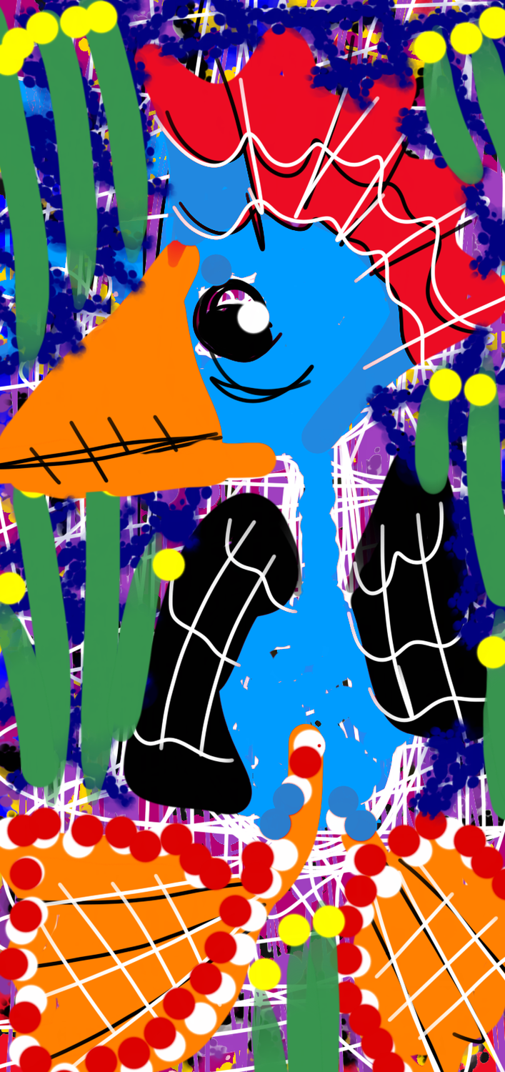 Blue Duck and Maroon Duck&#39; 