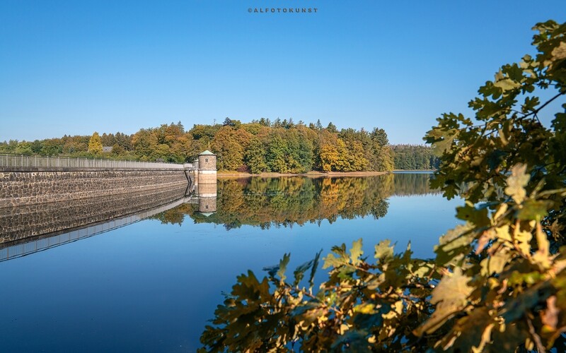Wandbild Bergisches Land - Neyetalsperre Wandbild Bergisches Land - Neyetalsperre
