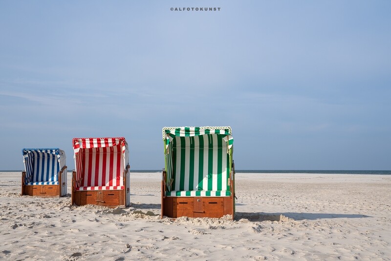 Wandbild Nordsee - Amrum: Strandstillleben Wandbild Nordsee - Amrum: Strandstillleben