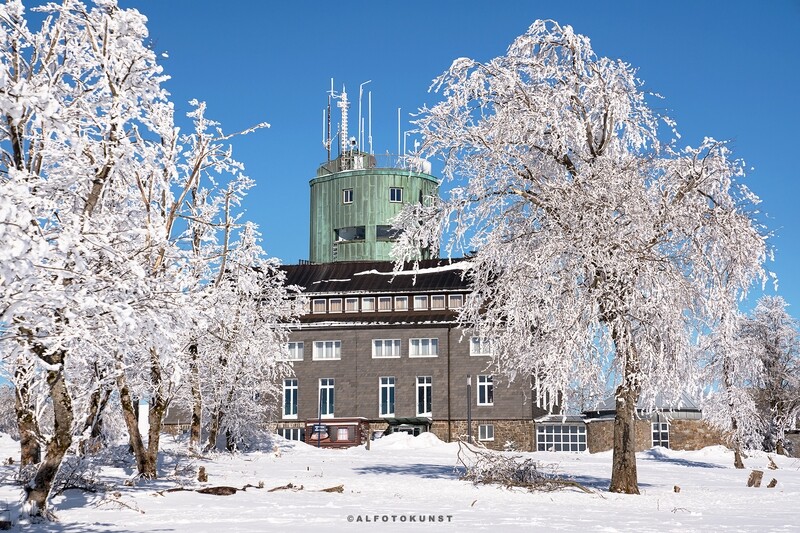 Wandbild Sauerland - Kahler Asten: Winter am Astenturm Wandbild Sauerland - Kahler Asten: Winter am Astenturm