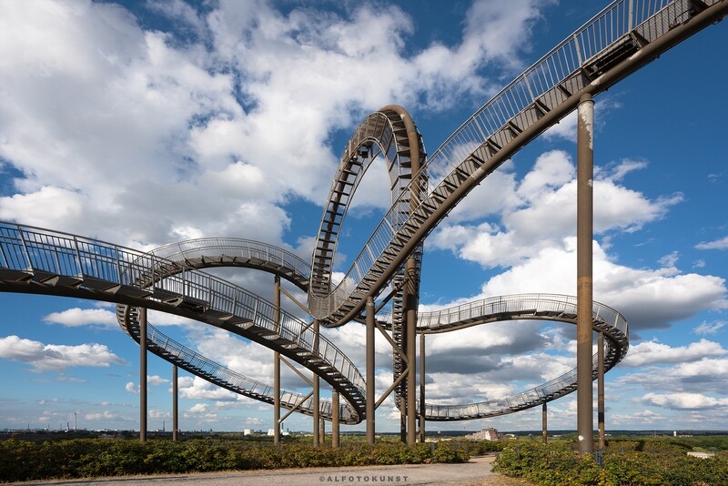 Wandbild Landmarken - Tiger and Turtle: Achterbahn Wandbild Landmarken - Tiger and Turtle: Achterbahn