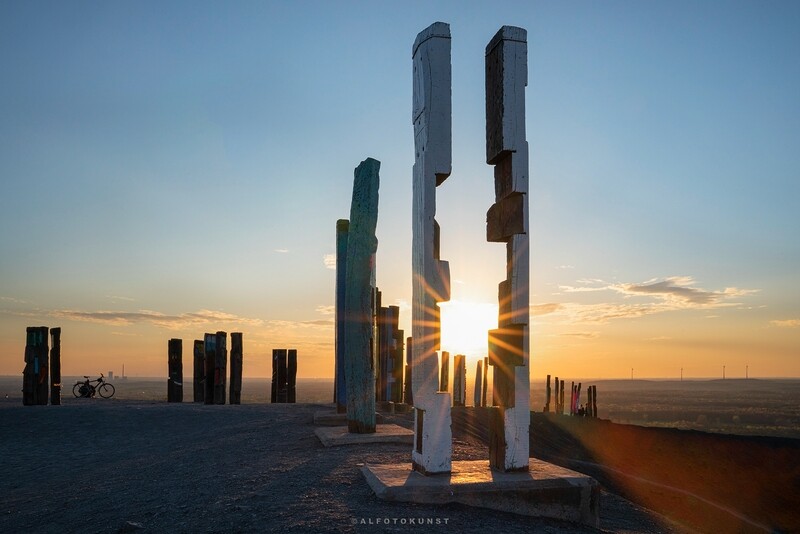 Wandbild Landmarken - Halde Haniel: Sonnenuntergang Wandbild Landmarken - Halde Haniel: Sonnenuntergang