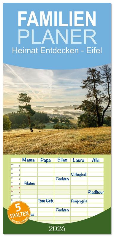 Familienplaner "Heimat Entdecken - Eifel"
