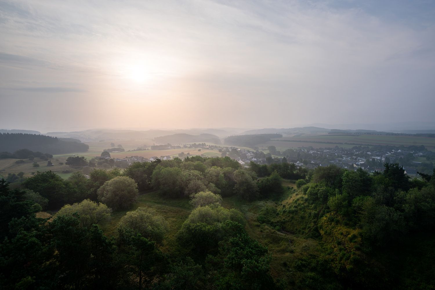 Wandbild Sagenhafte Eifel - Booser Maar