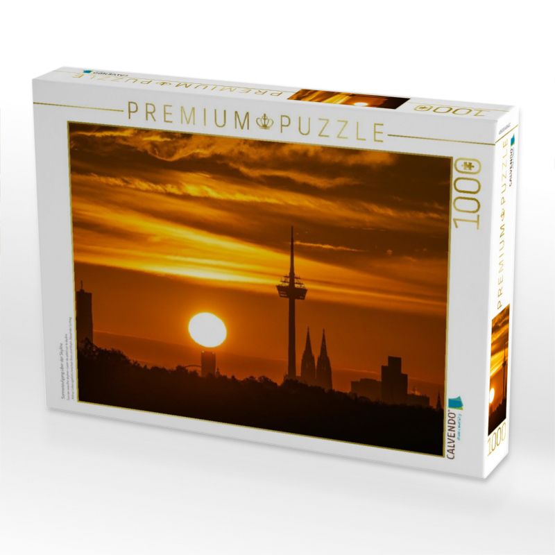 Puzzle Köln - Sonnenaufgang über der Skyline