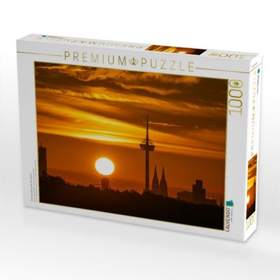 Puzzle Köln - Sonnenaufgang über der Skyline