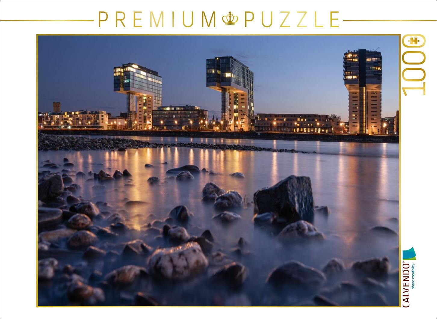 Puzzle Köln - Kranhäuser im Rheinauhafen