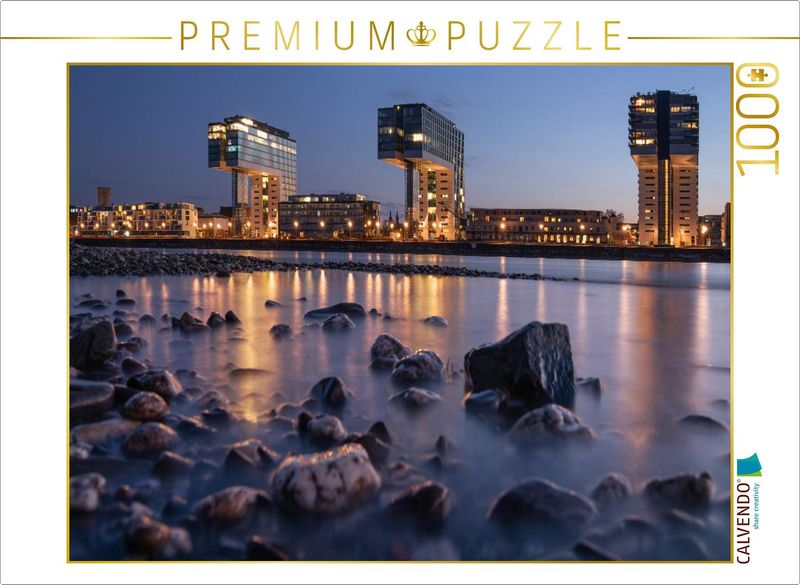 Puzzle Köln - Kranhäuser im Rheinauhafen