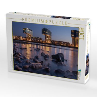 Puzzle Köln - Kranhäuser im Rheinauhafen