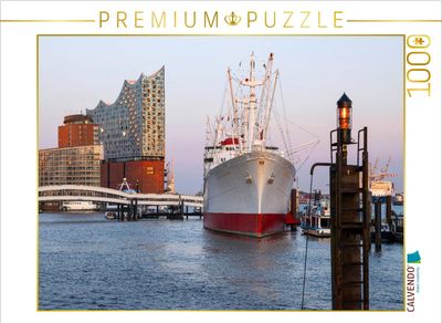 Puzzle Hamburg - Cap San Diego im Abendlicht