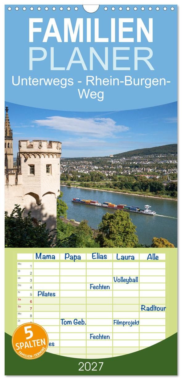Familienplaner "Unterwegs - Rhein-Burgen-Weg" Familienplaner "Unterwegs - Rhein-Burgen-Weg"