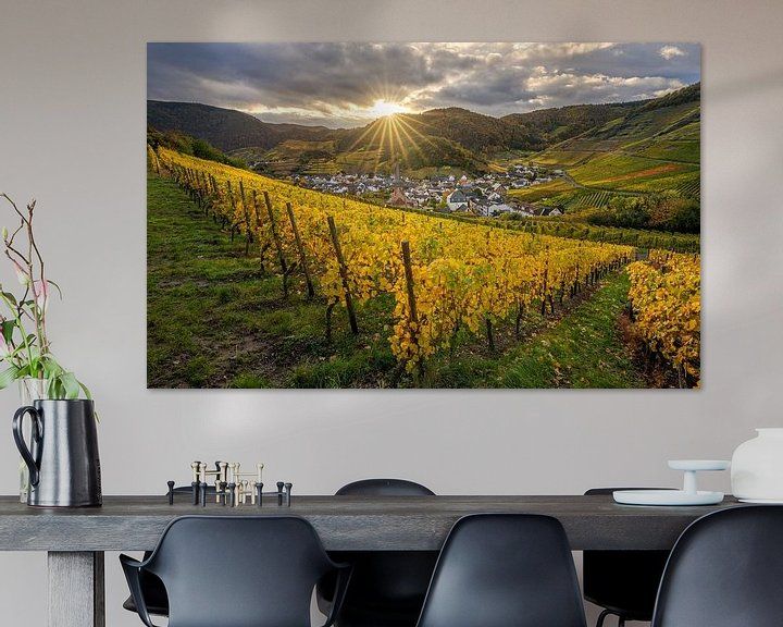 Wandbild Sagenhafte Eifel - Herbst in Mayschoss
