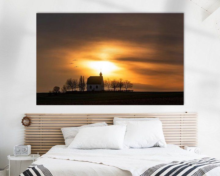 Wandbild Sagenhafte Eifel - Heiligkreuz-Kapelle Mertloch