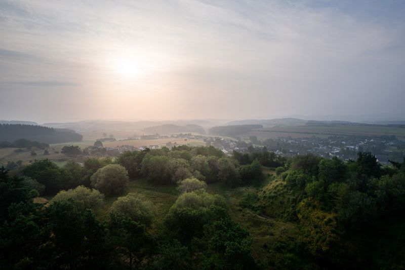 Wandbild Sagenhafte Eifel - Booser Maar