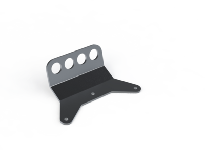 Tamiya Frog aluminum front bumper #1
