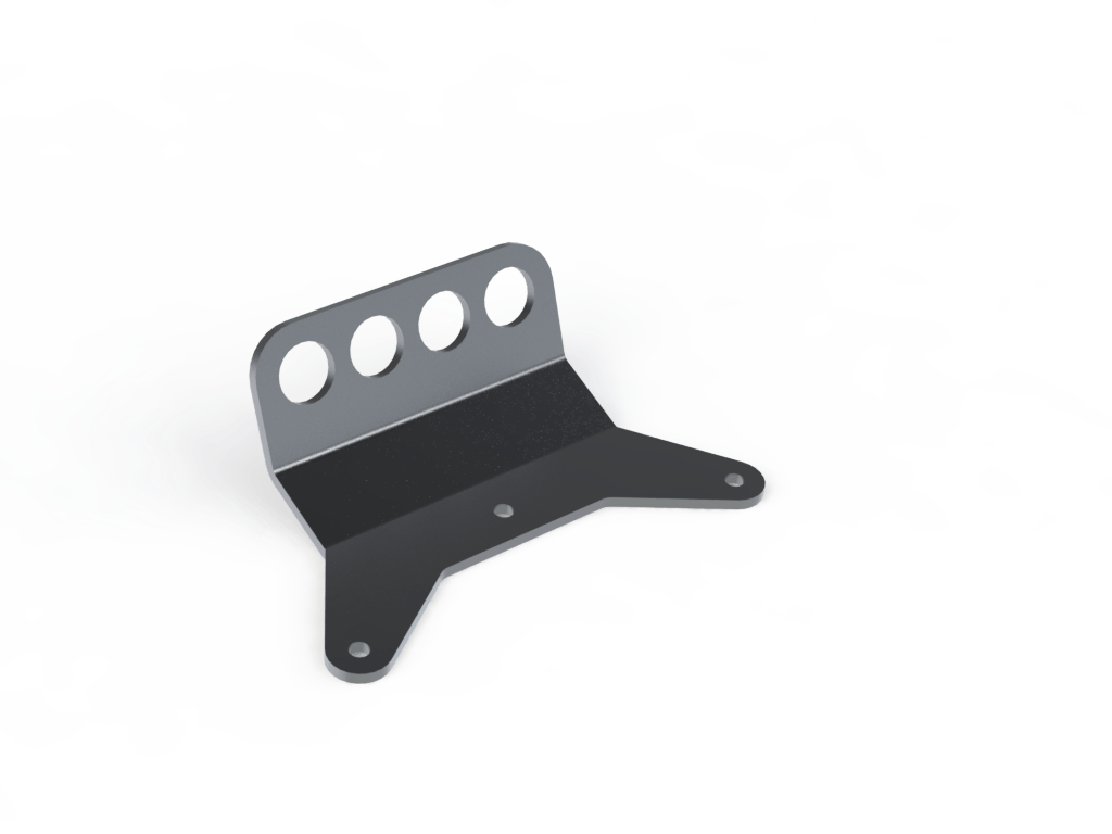 Tamiya Grasshopper 1 aluminum front bumper #1