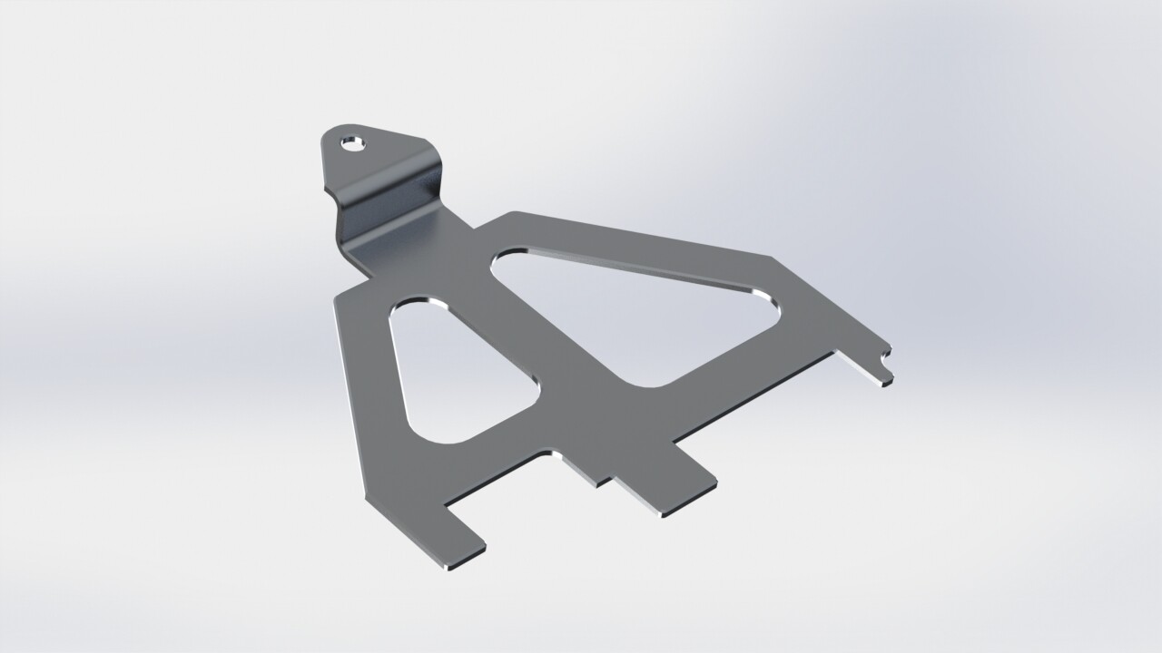 Tamiya Wild One Aluminium Battery plate.