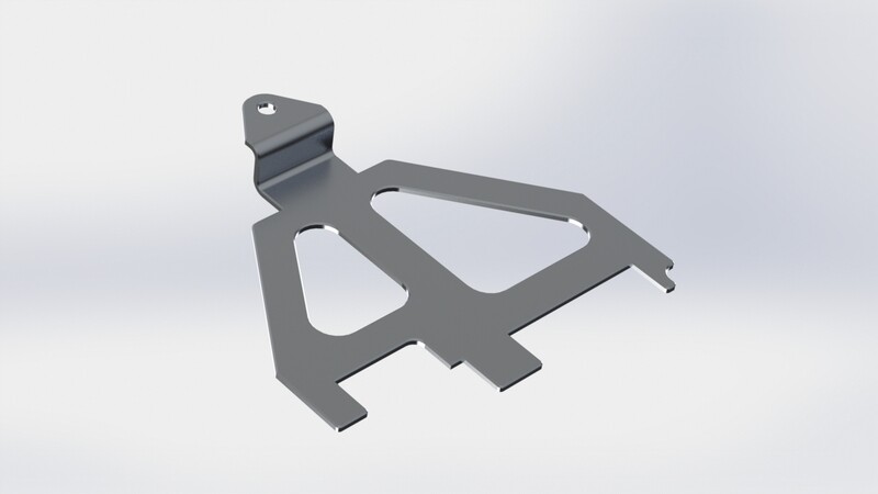 Tamiya Wild One Aluminium Battery plate.