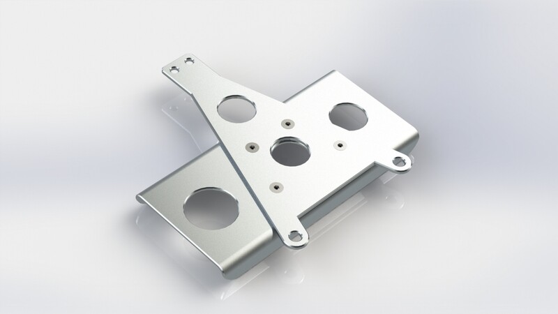 Tamiya Hotshot, Hotshot 2 and Super Hotshot Aluminium Battery Plate.