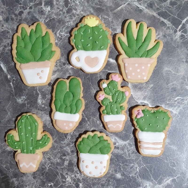 Christmas Trees &amp; Snowflakes Cookies