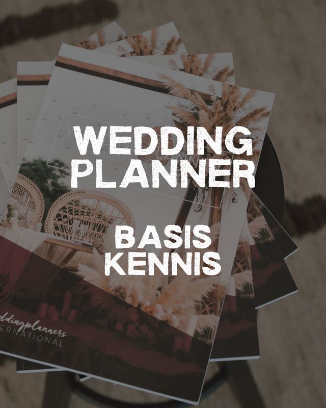 Wedding Plannen - vakkennis