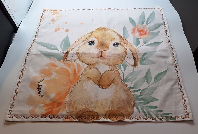 Taie d'oreiller lapin