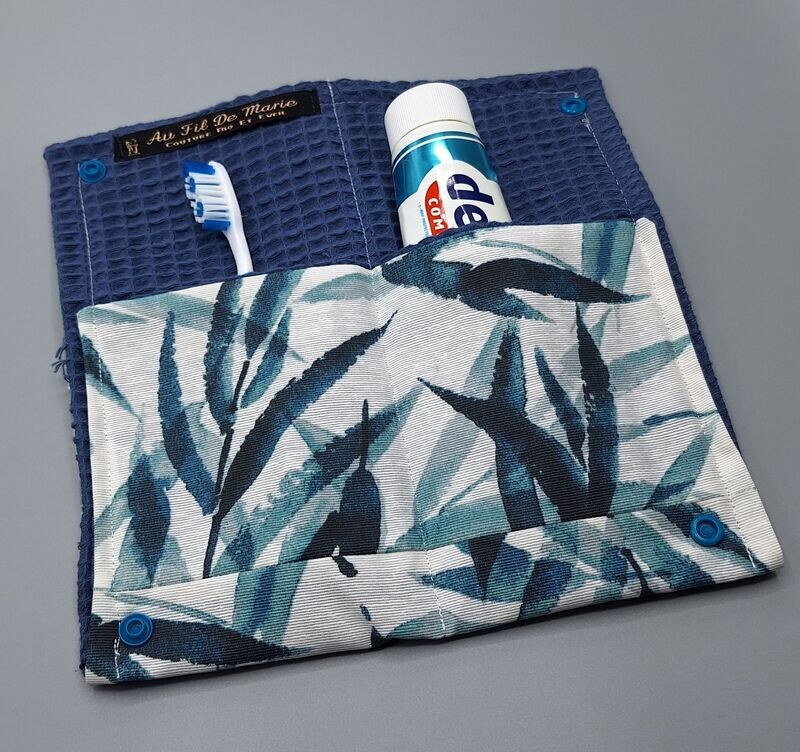 Kit voyage nomade, pochette à brosse à dents