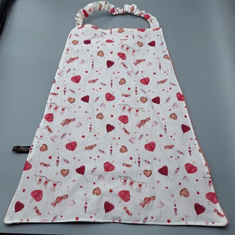 Bavoir 3/4 ans et +  petit cœur