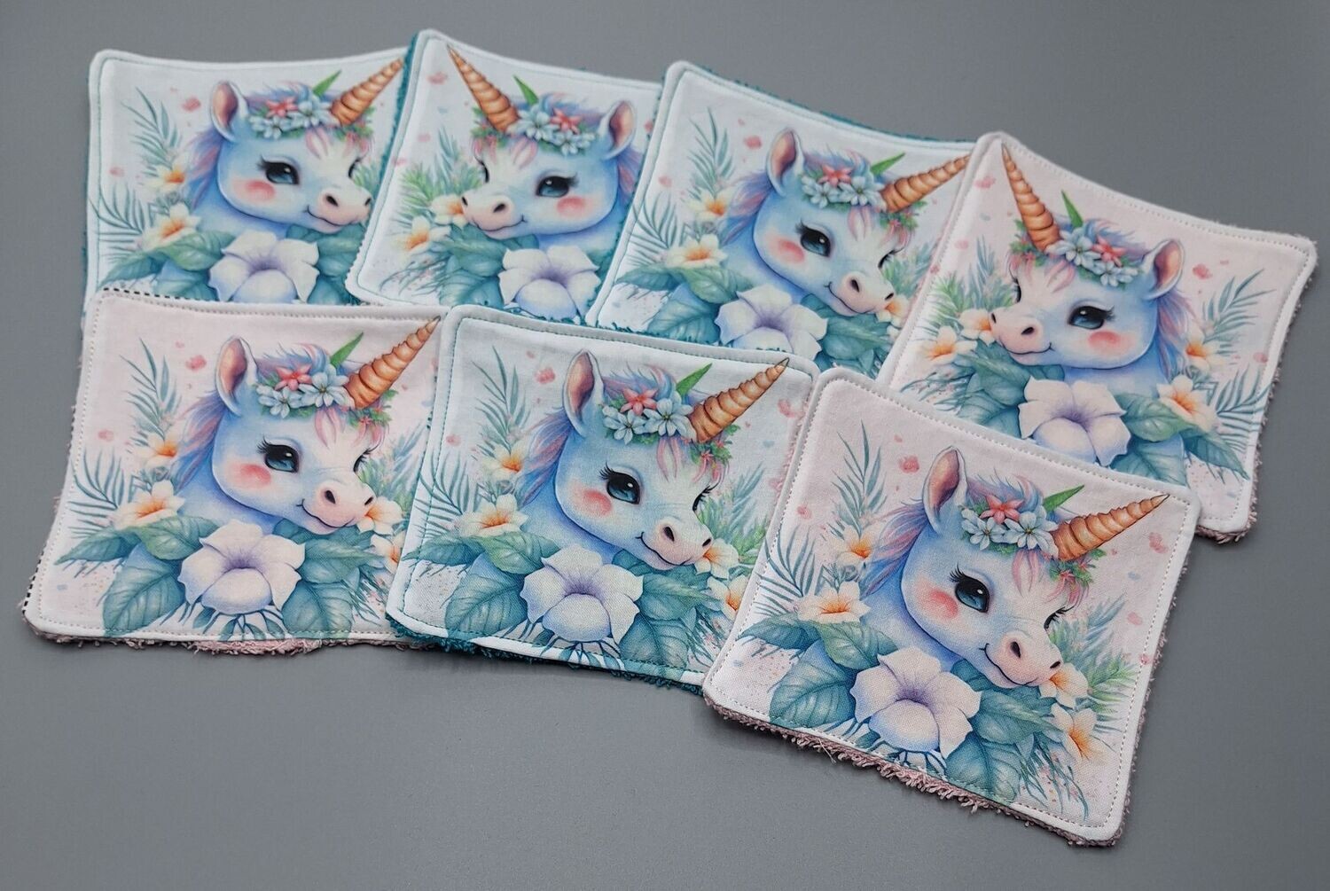 Lingettes semainier, licorne