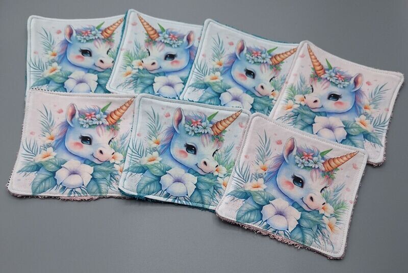 Lingettes semainier, licorne