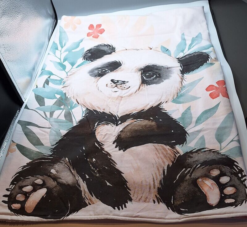 couverture bébé , panda