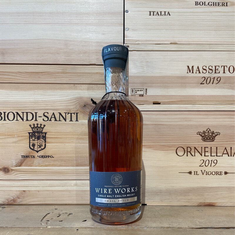 Single Malt English Whisky  Wire Work " White Peak " small Batch