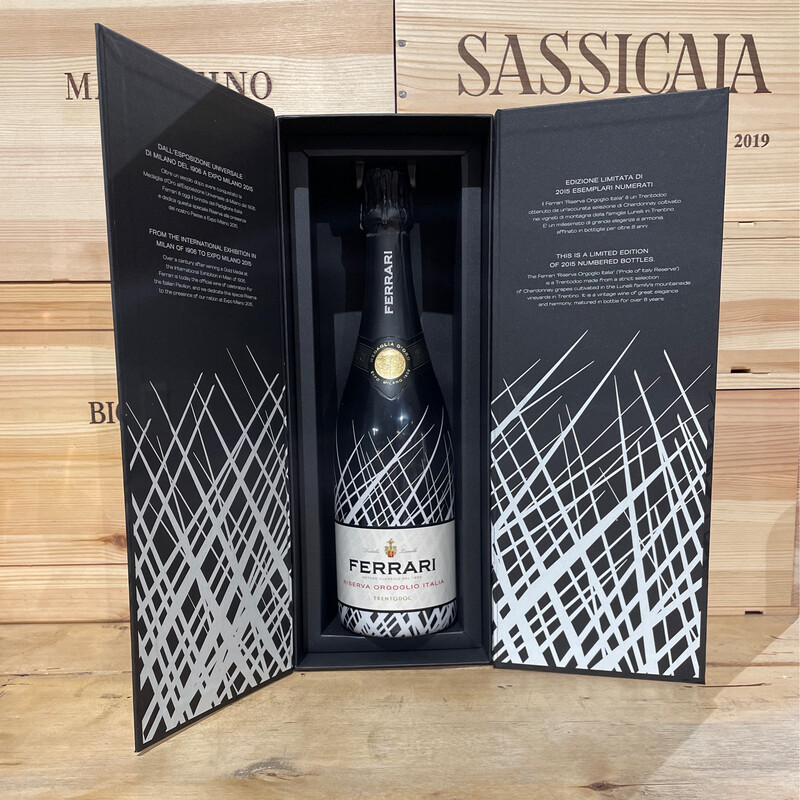 Spumante Ferrari " Orgoglio d'Italia " edizione limitata