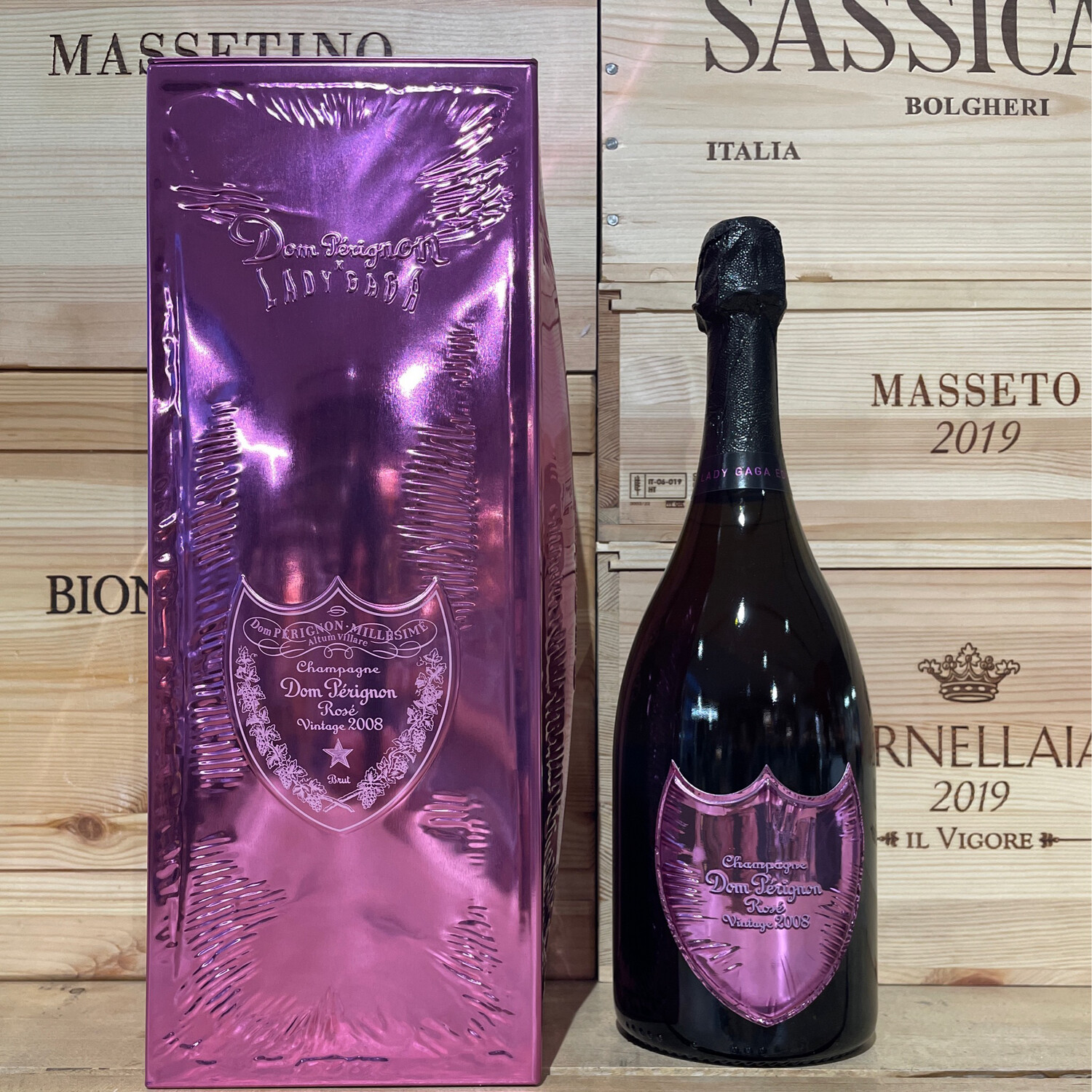 Champagne Dom Perignon 2008 Lady Gaga rosè limited edition