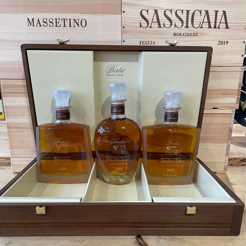 Grappa Berta tris riserva