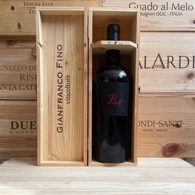Primitivo " Es " Gianfranco Fino 2015 Magnum 1.5 lt in Legno