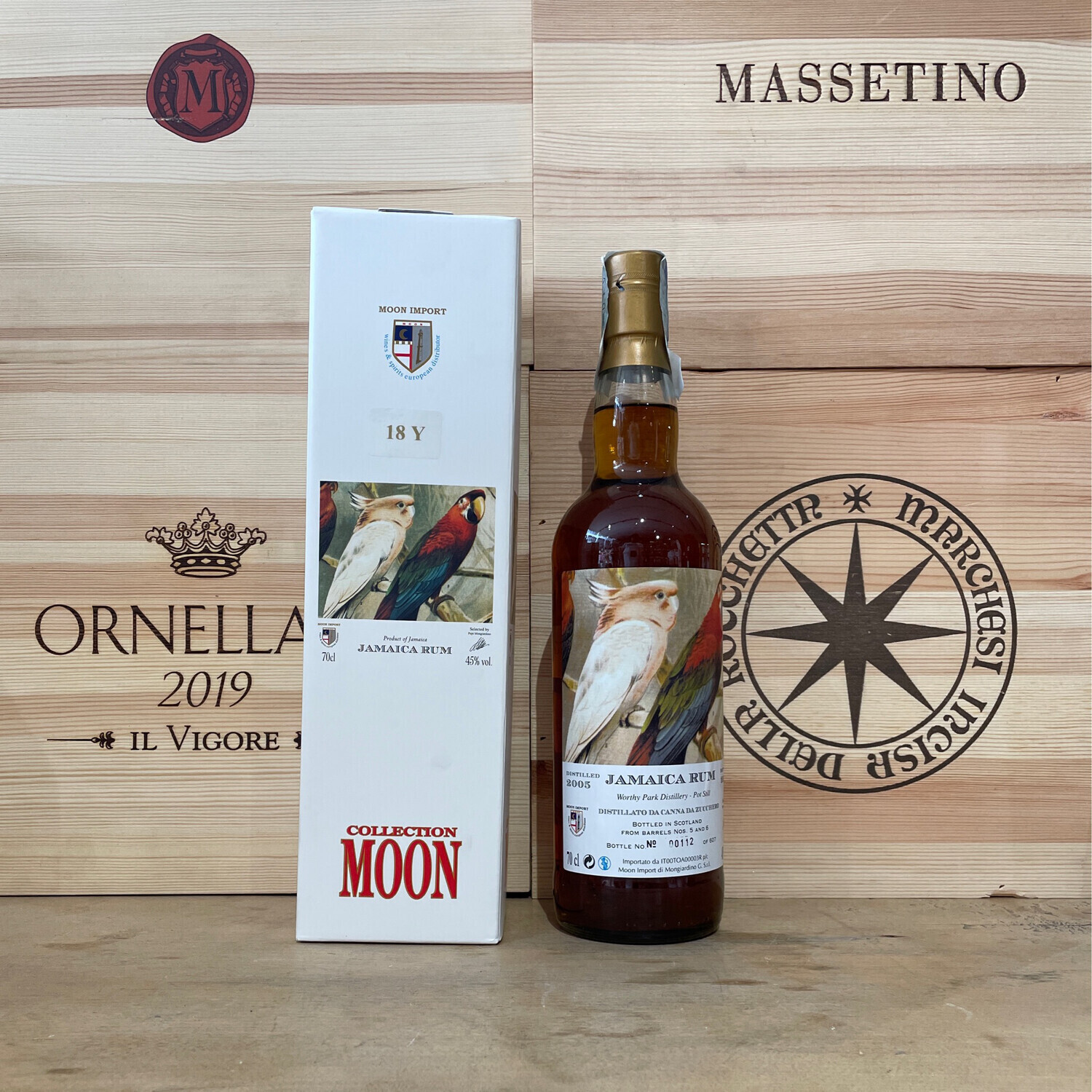 Rum Jamaica "I Pappagalli " 18 anni Moon Import