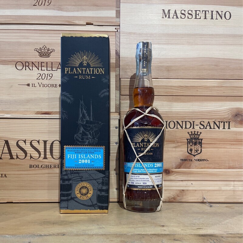 RUM PLANTATION FIJI 2001 - ROZELIEURES SINGLE MALT CASK CDC SELECTION