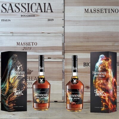 COGNAC HENNESSY VS LIMITED EDITION BY LES TWINS 2 bottiglie