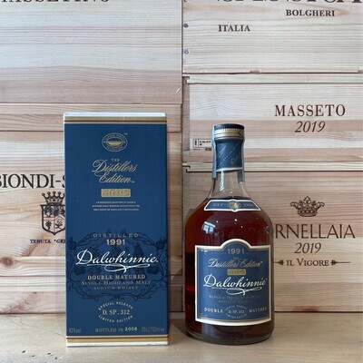 Single Malt Scotch Whisky Dalwhinnie Single Malt Scotch Whisky Dalwhinnie " Distillers edition " 1991-2008
