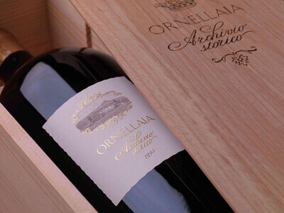 Ornellaia Archivio Storico n°6 bottiglie annate 94/95/96/97/98/99