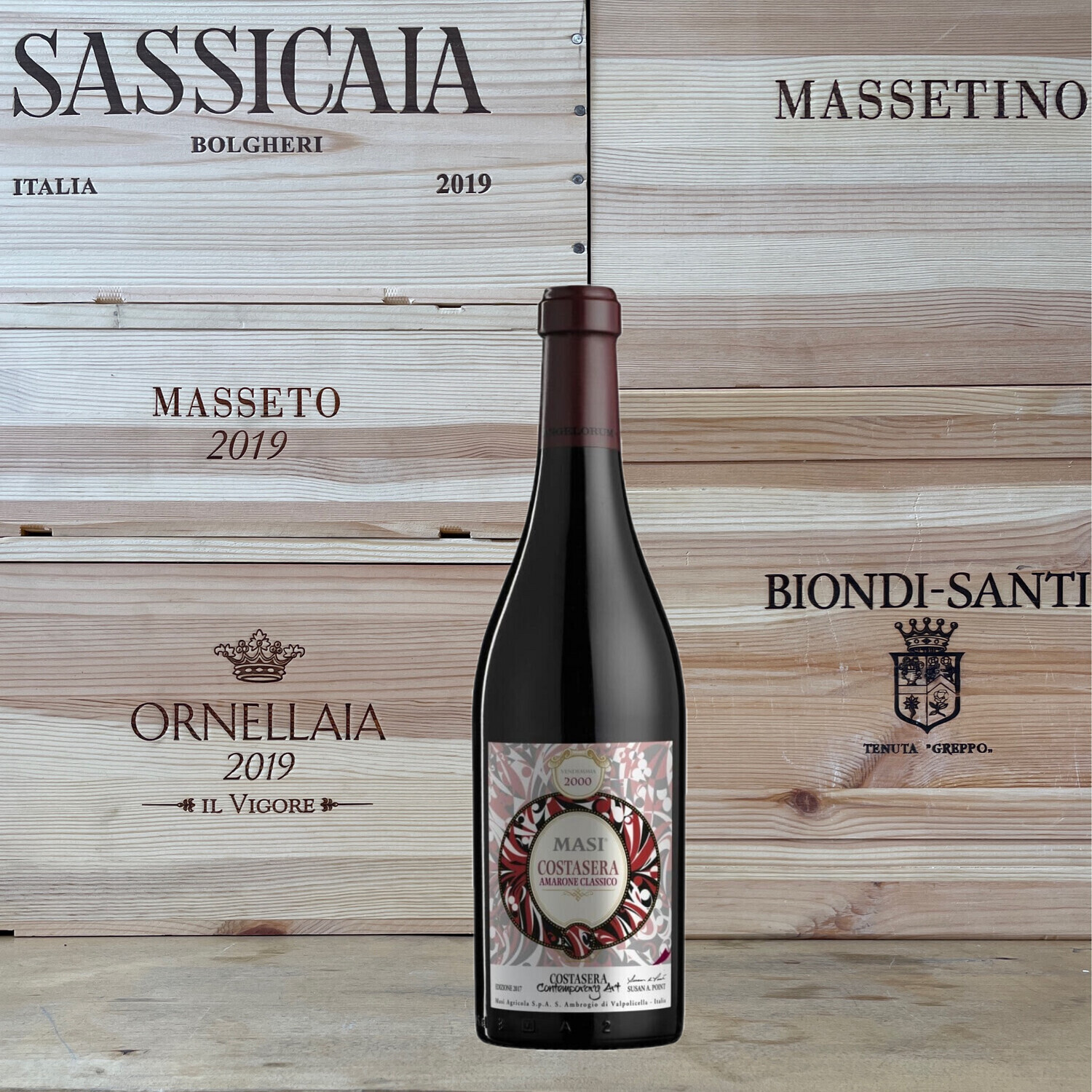 Amarone della Valpolicella DOCG Masi Costasera " Contemporary Art 2000 " edizione 2017 by Susan A. Point