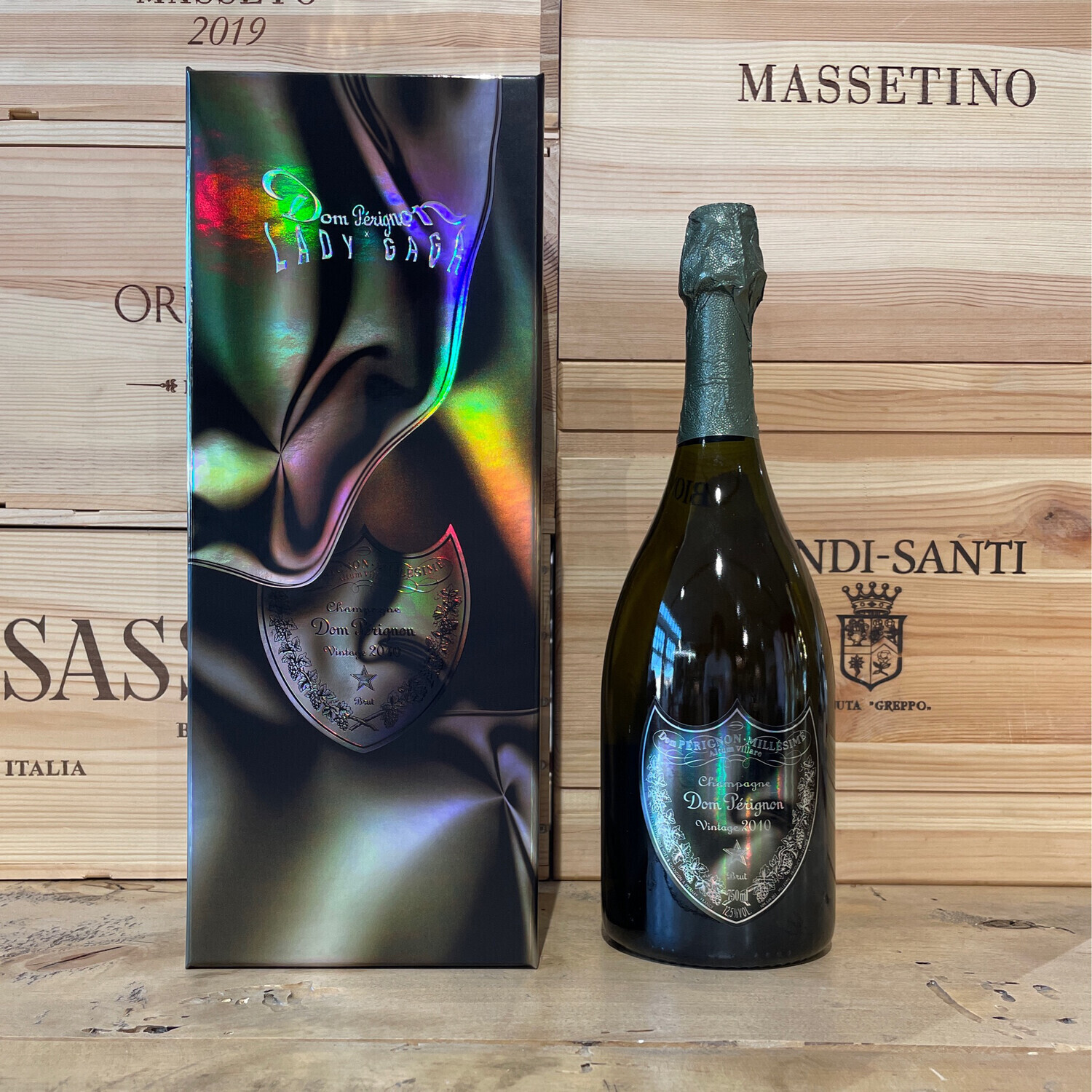 Champagne Dom Perignon Lady Gaga limited edition 2010